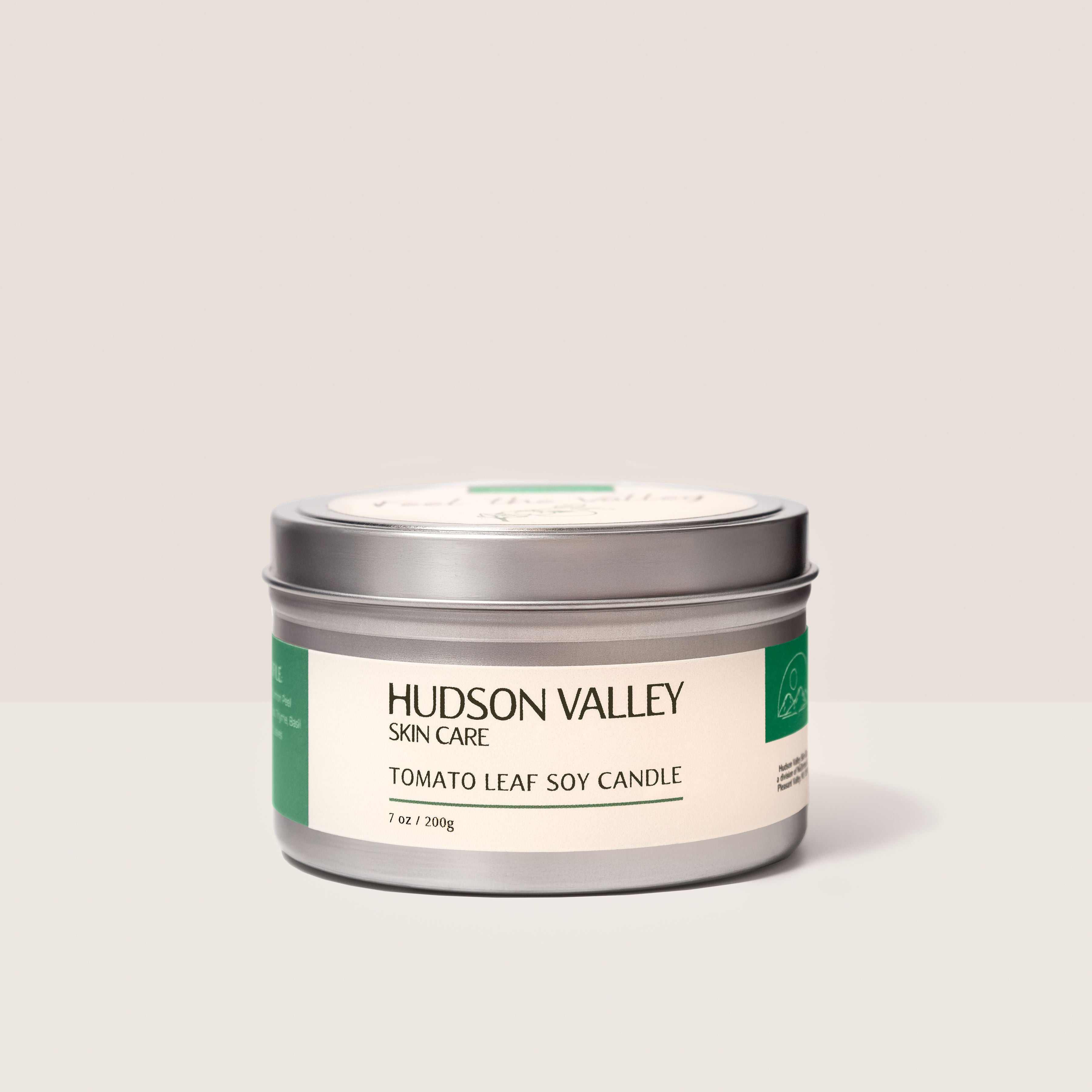 Tomato Leaf Soy Wax Candle | Hudson Valley Skin Care