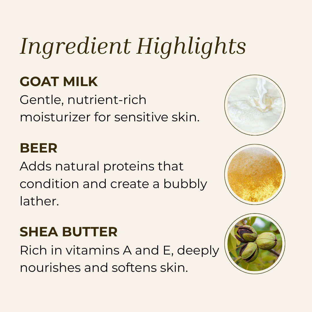 Oatmeal Stout Drunken' Old Goat Bar Soap