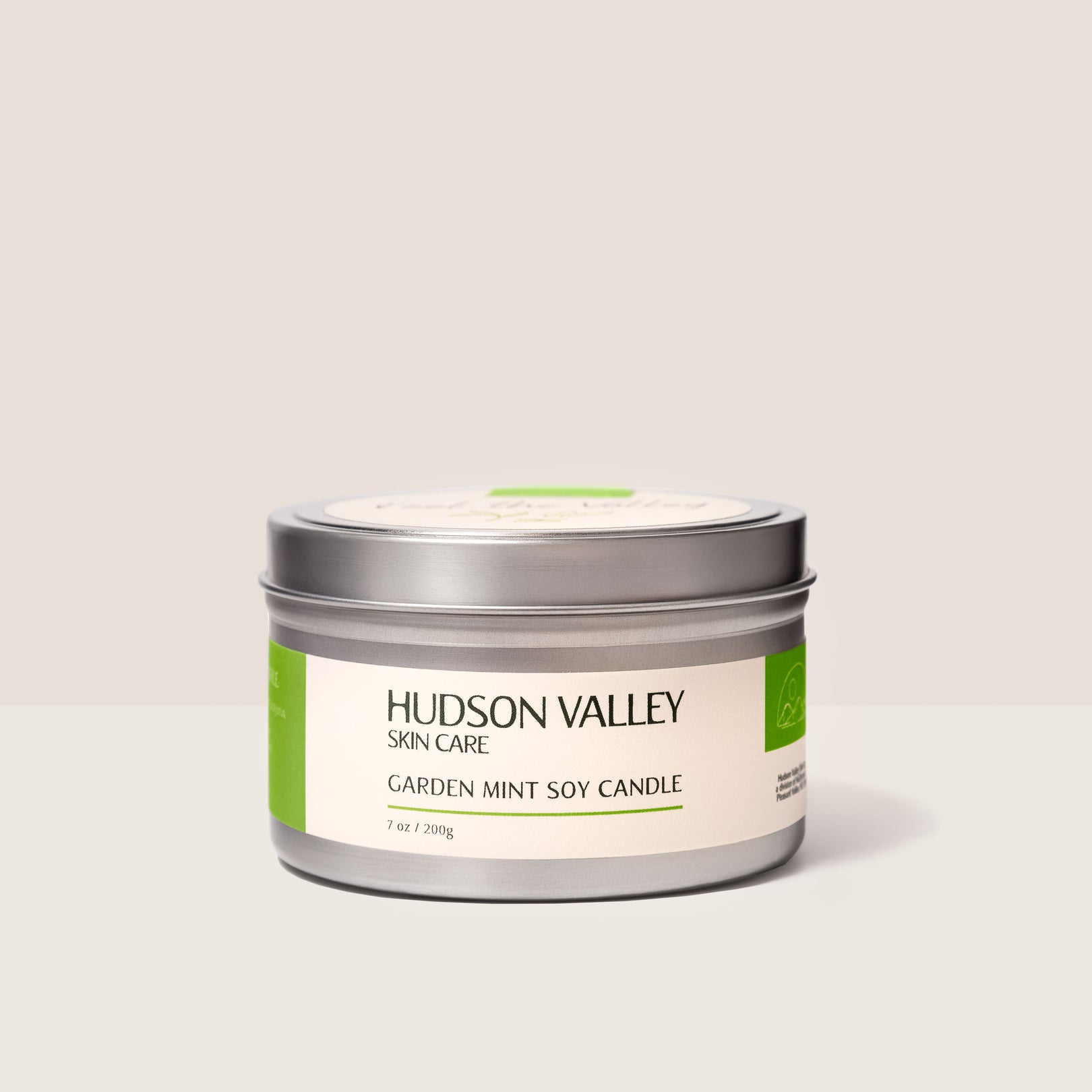 Hudson Valley Skin Care Garden Mint Soy Wax Candle