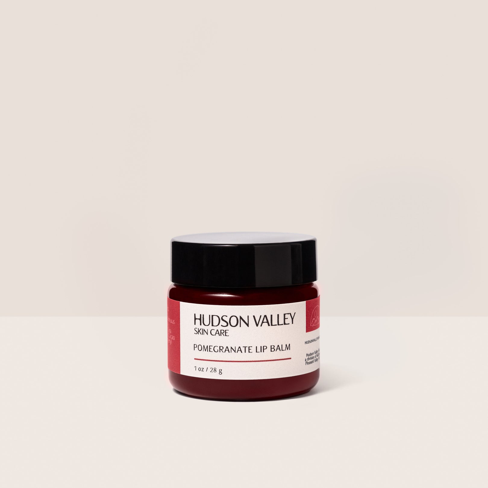 Pomegranate Beeswax Lip Balm Hudson Valley Skin Care