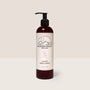 Hudson Valley Skin Care lavender body lotion bottle on a beige background