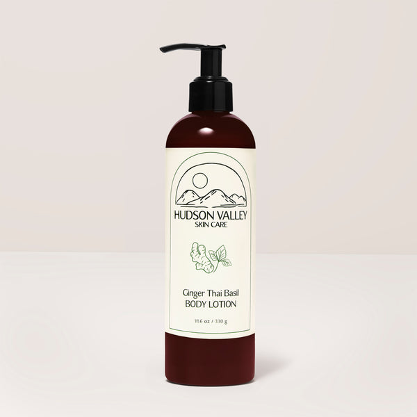 Thai Basil Ginger Bodacious Body Lotion | Hudson Valley Skin Care