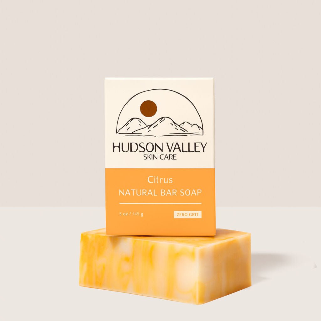 Citrus Goat Milk Bar Soap Hudson Valley Skin Care
