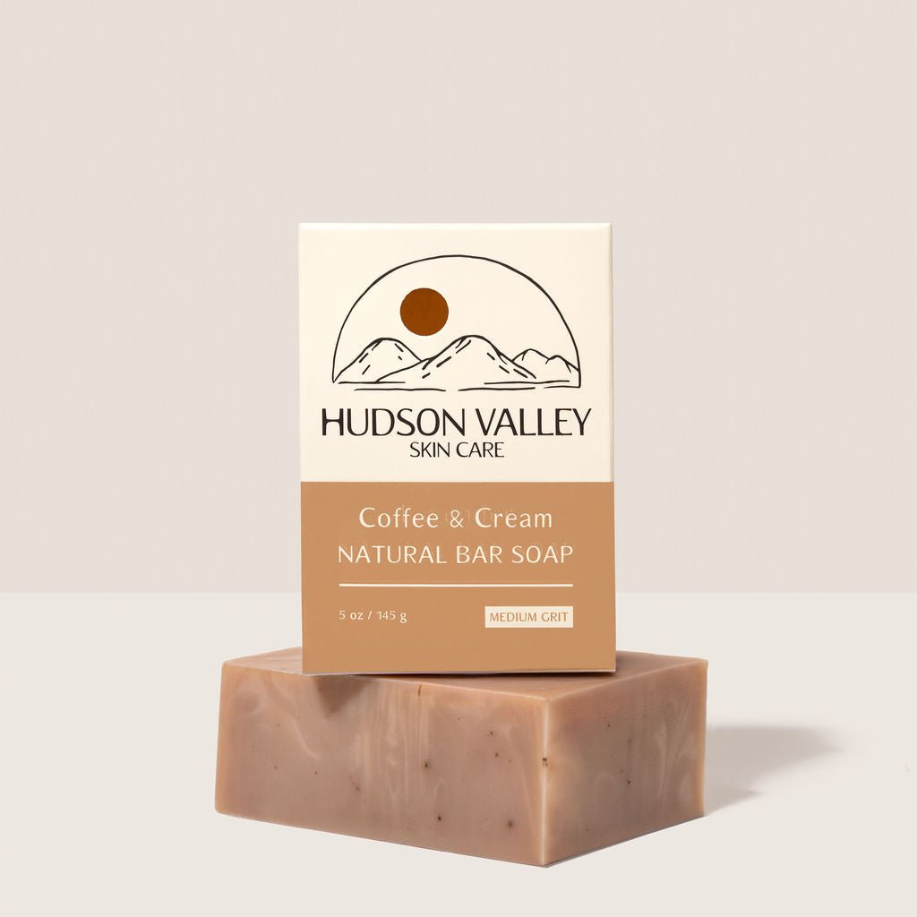 Coffee and Cream Bar Soap - Hudson Valley Skin Care