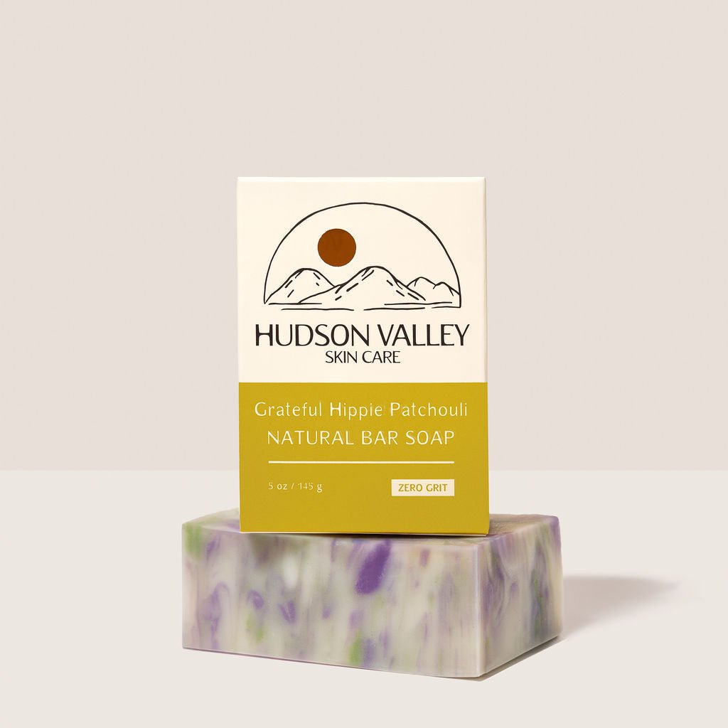 Grateful Hippie Patchouli Goat Milk Bar Soap Hudson Valley Skin Care