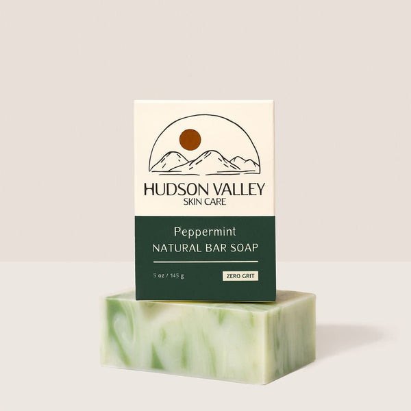 Peppermint Bar Soap - Hudson Valley Skin Care