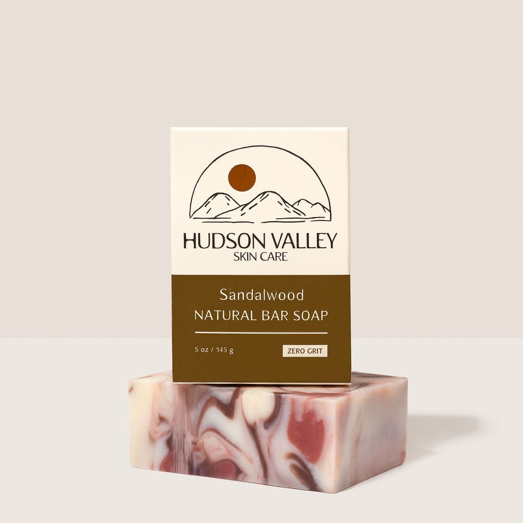 Sandalwood Goat Milk Bar Soap Hudson Valley Skin Care