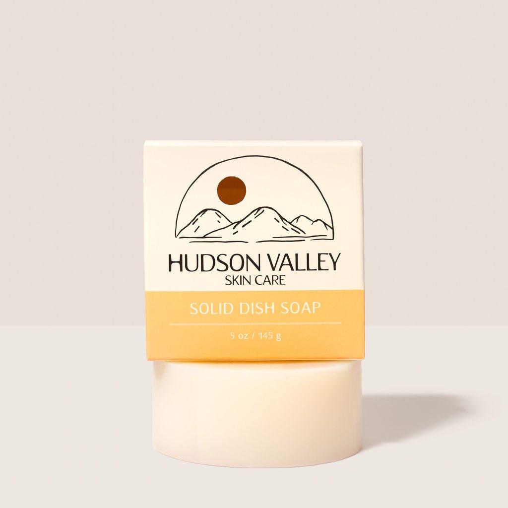 Tangerine Grapefruit Solid Dish Soap - Hudson Valley Skin Care