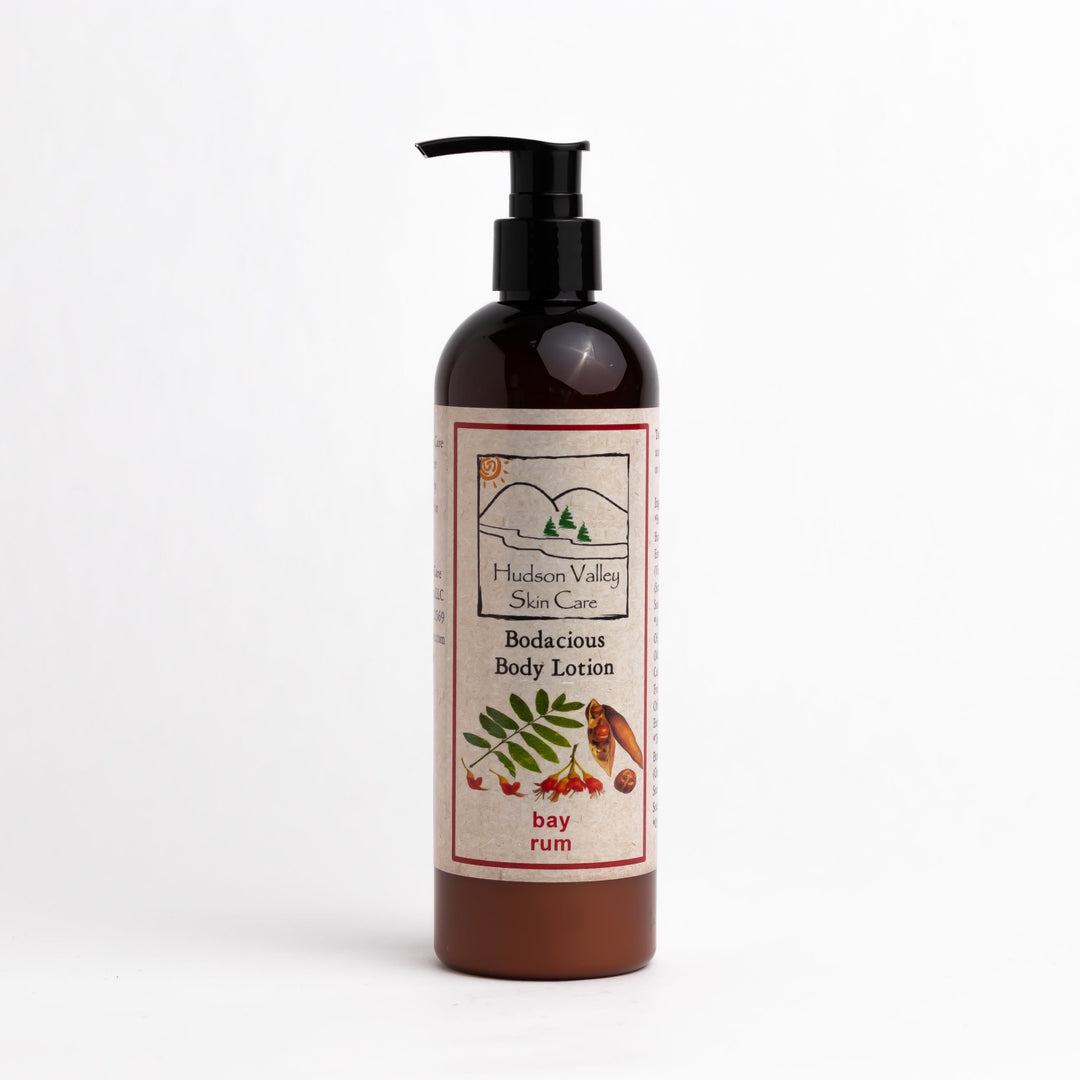 Bay Rum Bodacious Body Lotion - Hudson Valley Skin Care
