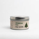 Christmas Tree Soy Wax Candle - Hudson Valley Skin Care