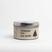 Christmas Tree Soy Wax Candle - Hudson Valley Skin Care