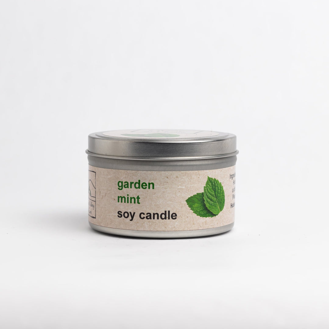 Garden Mint Soy Wax Candle - Hudson Valley Skin Care